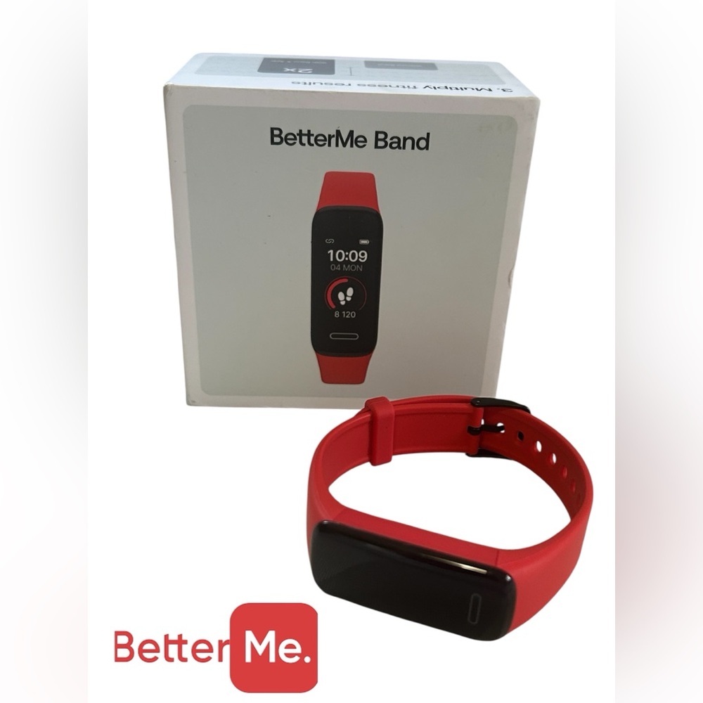 BETTERME BAND FITNESS TRACKER HEART RATE SLEEP STEP COUNTER TOUCHSCREEN